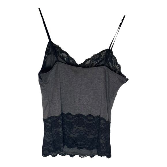 Women's Candies Vtg Gray Lace Fairy Core Camisole top XL NWT - Picture 6 of 10